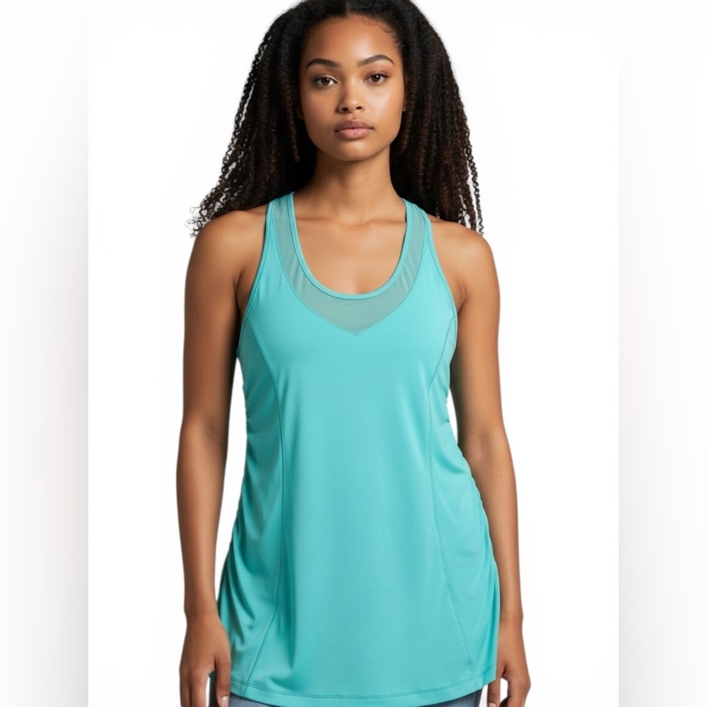 lululemon Tone It Tank Angel Blue 6
Built In Bra Similar Caspian
Aquamarine